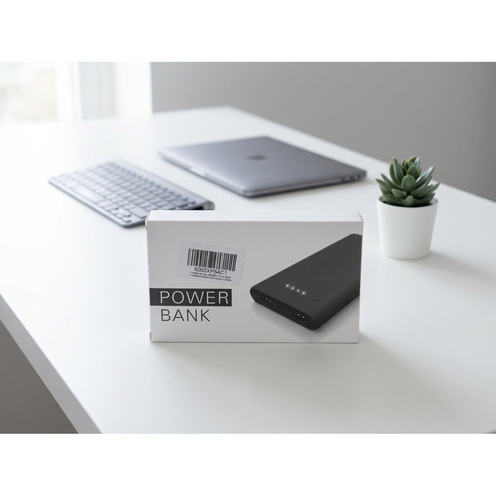 HX160Y1 Portable Power Bank 26800mAh High Capacity External Battery Black NEW